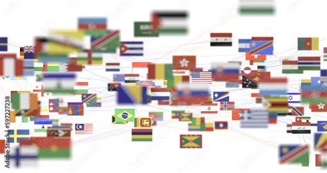 Globe International World Flags Png Transparent Stock Illustration