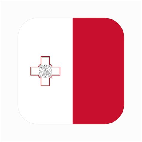 Ilustraci N Simple De La Bandera De Malta Para El D A De La