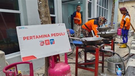 Banjir Melanda Semarang Pertamina Salurkan Bantuan Bright Gas Dan