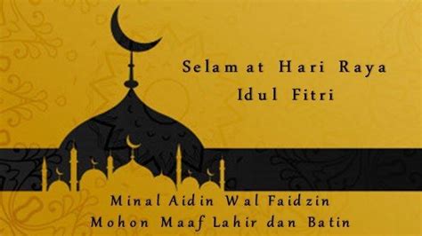 70 Ucapan Selamat Hari Raya Idul Fitri 1442 H Selamat Lebaran 2021 Ada Pantun Hingga Doa Doa