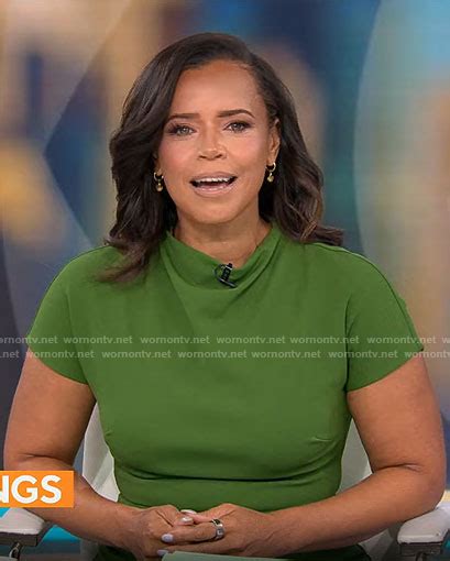 WornOnTV Anne Marie Greens Green Dress On CBS Mornings Anne Marie