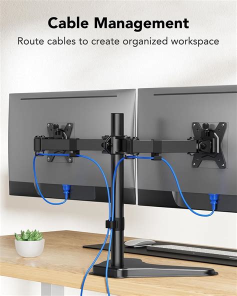 Huanuo Soporte De Monitor Dual Soporte De Monitor Dual Totalmente