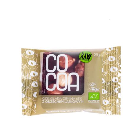 COCOA Czekolada Ciemna 65 Z Orzechem Laskowym 25 G Dr Max Drogeria