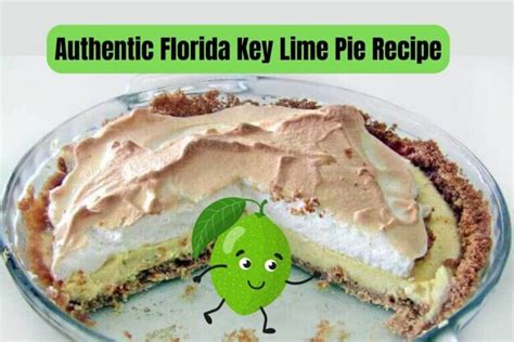 Authentic Florida's Popular Key Lime Pie Recipe