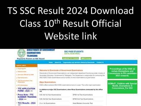 Ts 10th Ssc Results 2024 Out Manabadi 10th Result Link Marksheet