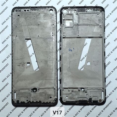 Jual FRAME DUDUKAN LCD TULANG TENGAH VIVO V17 V19 INDONESIA BLACK