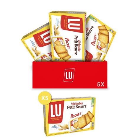 Veritable Petit Beurre De Lu La Boîte Générosité Lot de 60 sachets