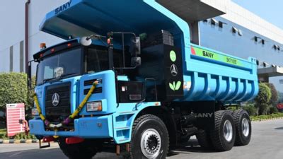 Sany India Launches Fully Electric Dump Truck Times Of India