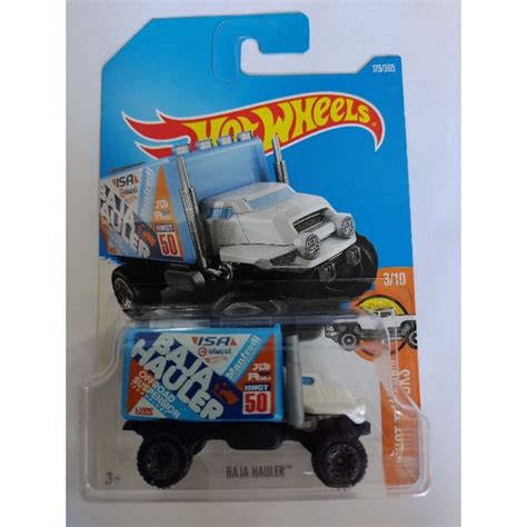 Hot Wheels Baja Hauler Hw Hot Trucks Azul Shopee Brasil