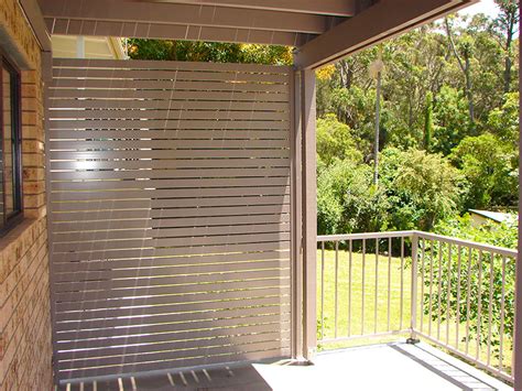 Powder Coated Aluminium Privacy Screens Slats Louvres