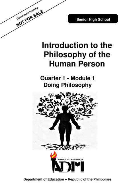 Philosophy Quarter Module Not Introduction To The