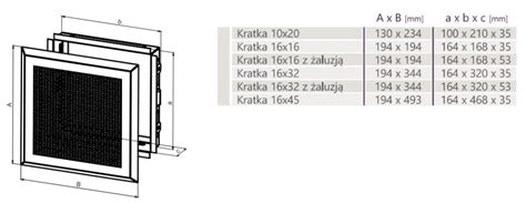 Kratka Kominkowa Standard 16x16 Czarny Mat 16x16 Mikavent Pl