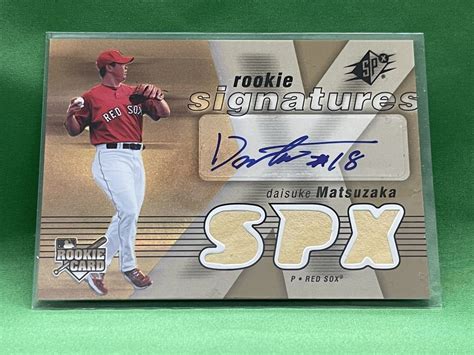 Mlb ボストン レッドソックス 松坂大輔 直筆サインカード 2007 Spx Upper Deck プロ野球 ④2002年～｜売買された