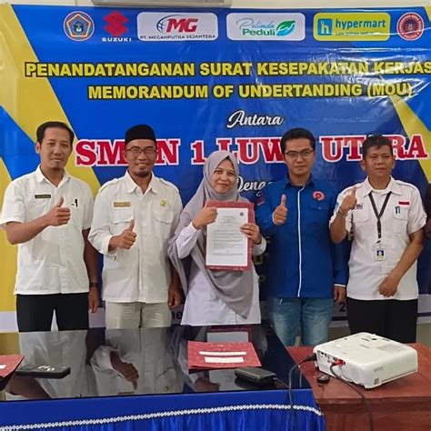 Universitas Mega Buana Palopo Teken MoU Dengan SMKN 1 Luwu Utara