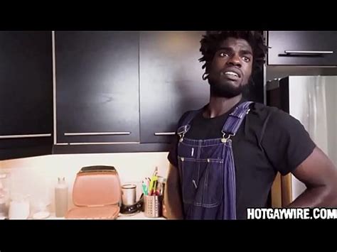 Cute White Boy Sneaks On A Big Black Guy XVIDEOS
