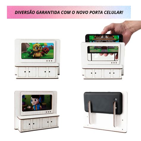 Casa Casinha De Boneca Mdf Miniaturas Rack P Celular Perli Designer