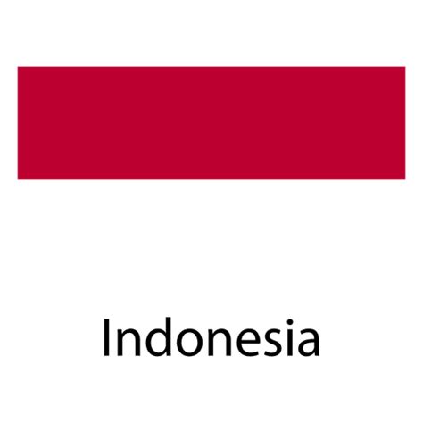 Diseño Png Y Svg De Bandera Nacional De Indonesia Para Camisetas