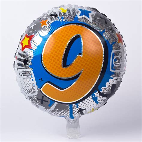 Buy Paint Splash Age 9 Foil Helium Balloon For Gbp 2 49 Card Factory Uk