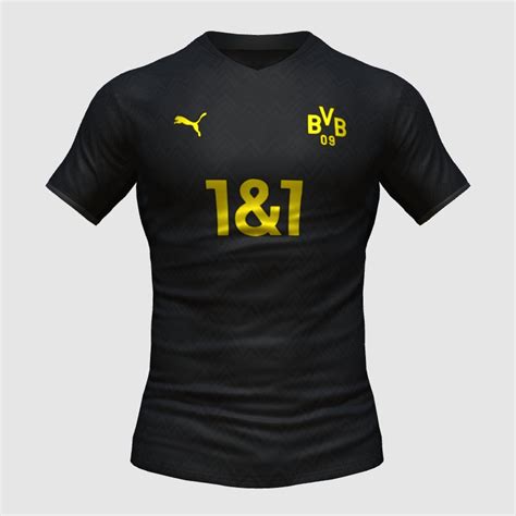 Borussia Dortmund Blackout Away Concept Fifa Kit Creator Showcase