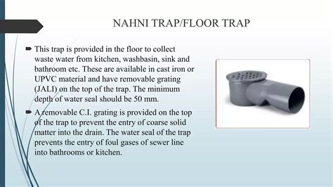 Drainage System For Building And Traps Ppt