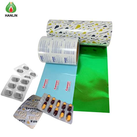 Ptp Printed Half Hard Foil Pharmaceutical Blister Medicinal Packaging