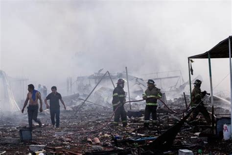 At Least 31 Dead 72 Hurt In Mexico Fireworks Market Blast Monitor