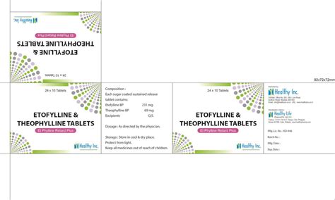 Etofylline Theophylline Tablets Generic Drugs At Best Price In Mumbai