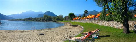 Isolino Ist Ihr Campingplatz Am Lago Maggiore Mit Hundestrand