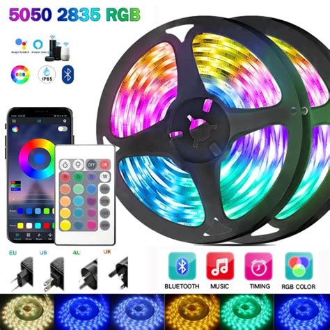 Led Strip Light Rgb Diode Tape With Wifi Bluetooth Controller