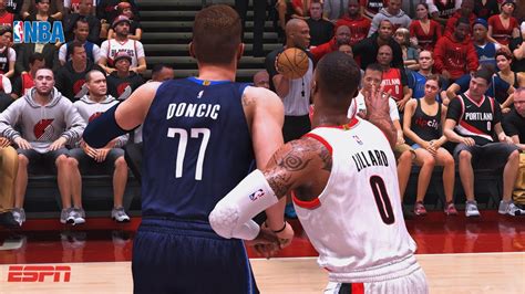 Nba 2k21 Next Gen Emulation Mod Dallas Mavericks Vs Portland Trail Blazers Upcoming Season