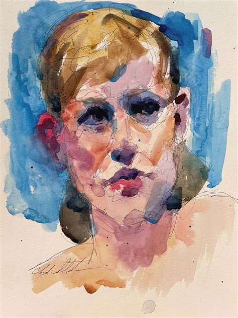 Clyde Steadman Untitled 12 Watercolor Painting At 1stDibs