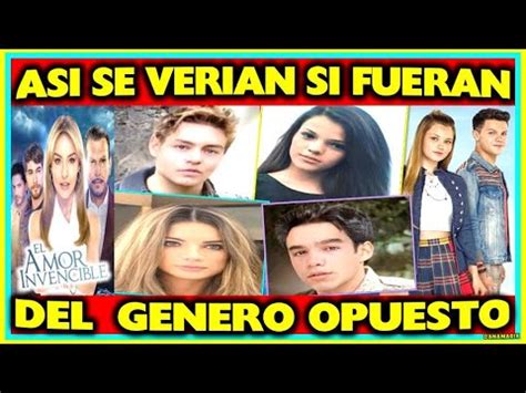 El Amor Invencible Elenco Si Fueran Del Genero Opuesto Telenovela