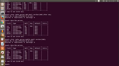 How To Use And Use Of Mysql Database In Ubuntu Or Linux Machine Youtube