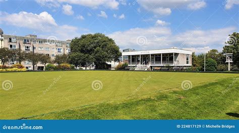 Sir Francis Drake Bowling Club Plymouth Hoe Plymouth Editorial Stock