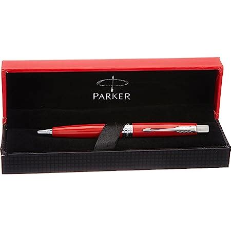 Parker Aster Red Chrome Trim Ball Pen Amazon In Office Products