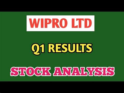 Wipro Q Results Wipro Stock Analysis Wipro Q Results Stock