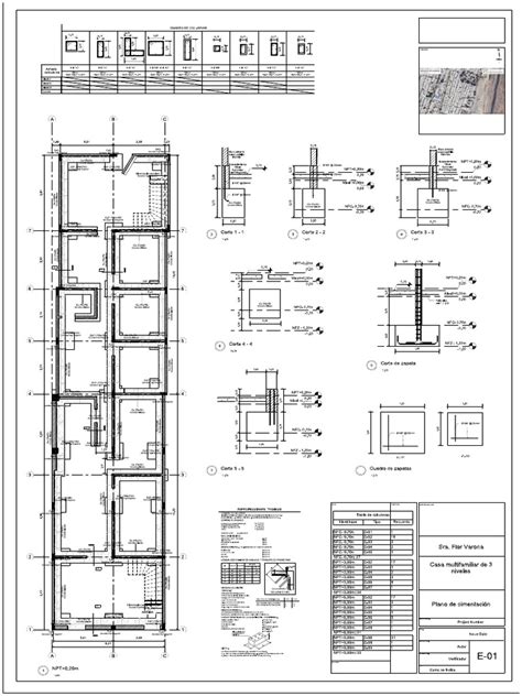 Estructura De Casa Plano E 01