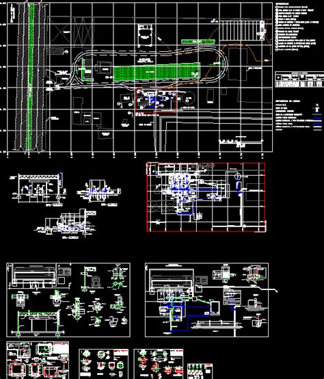 Cargadero Diesel Terminal Arica En Autocad Librería Cad