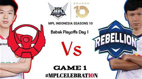 BTR VS RBL BIGETRON ALPHA VS REBELLION ZION GAME 1 PLAYOFF MPLID