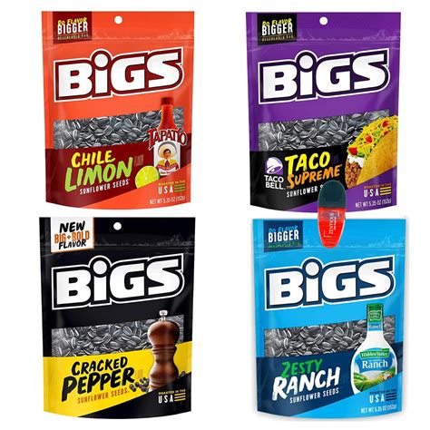 Amazon Bigs Sunflower Seeds Variety Pack Multi Flavor Variety