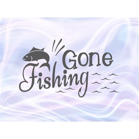 Lake SVG Files For Cricut Sayings Gone Fishing SVG Camp Clipart Fish