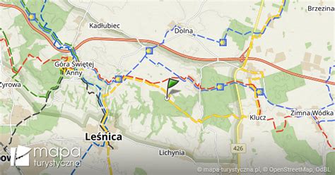 Rezerwat Grafik mapa szlaków turystycznych mapa turystyczna pl