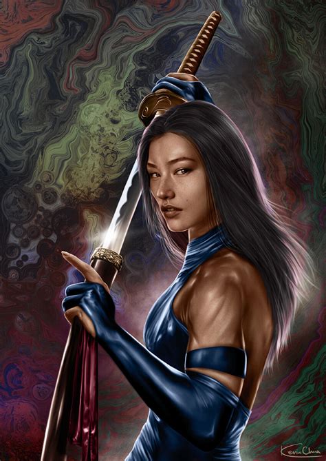 Artstation Psylocke X Men Marvel Comics