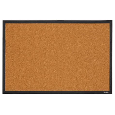 Quartet Cork Board Bulletin Board 2 X 3 Framed Corkboard Black