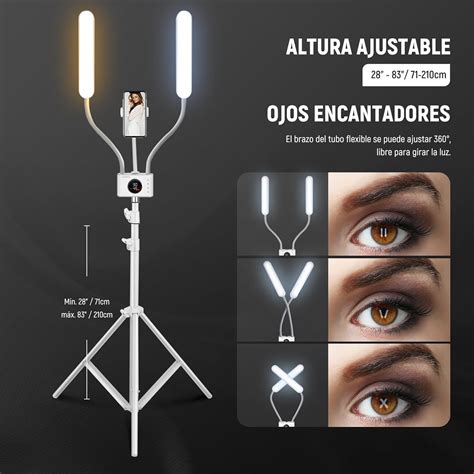 Luz Led Doble Bh B Neewer Beauty Pro Cosmetic