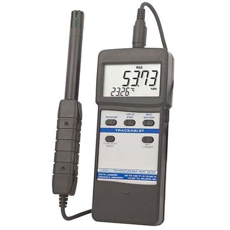 Traceable Remote Probe Thermohygrometer With Dew Point And Calibration