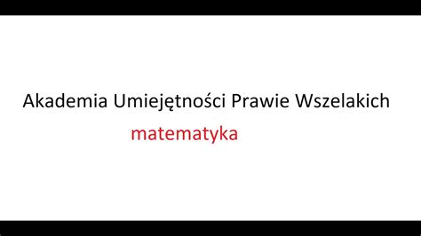 Funkcja f jest określona wzorem f od x równa się jeden podzielić przez