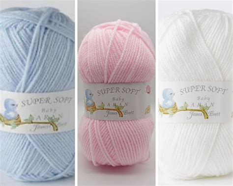 Baby Aran Yarn Choice Of Colours Supersoft Aran Wool Etsy