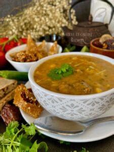 Recette Harira Marocaine Soupe Ramadan G Teau Et Cuisine Rachida