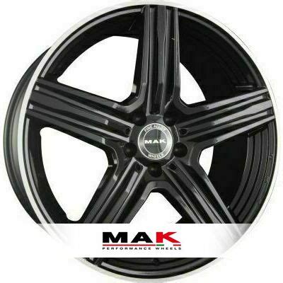 Jantes Alu MAK Lewis Brillant Noir N5152 CentralePneus Fr